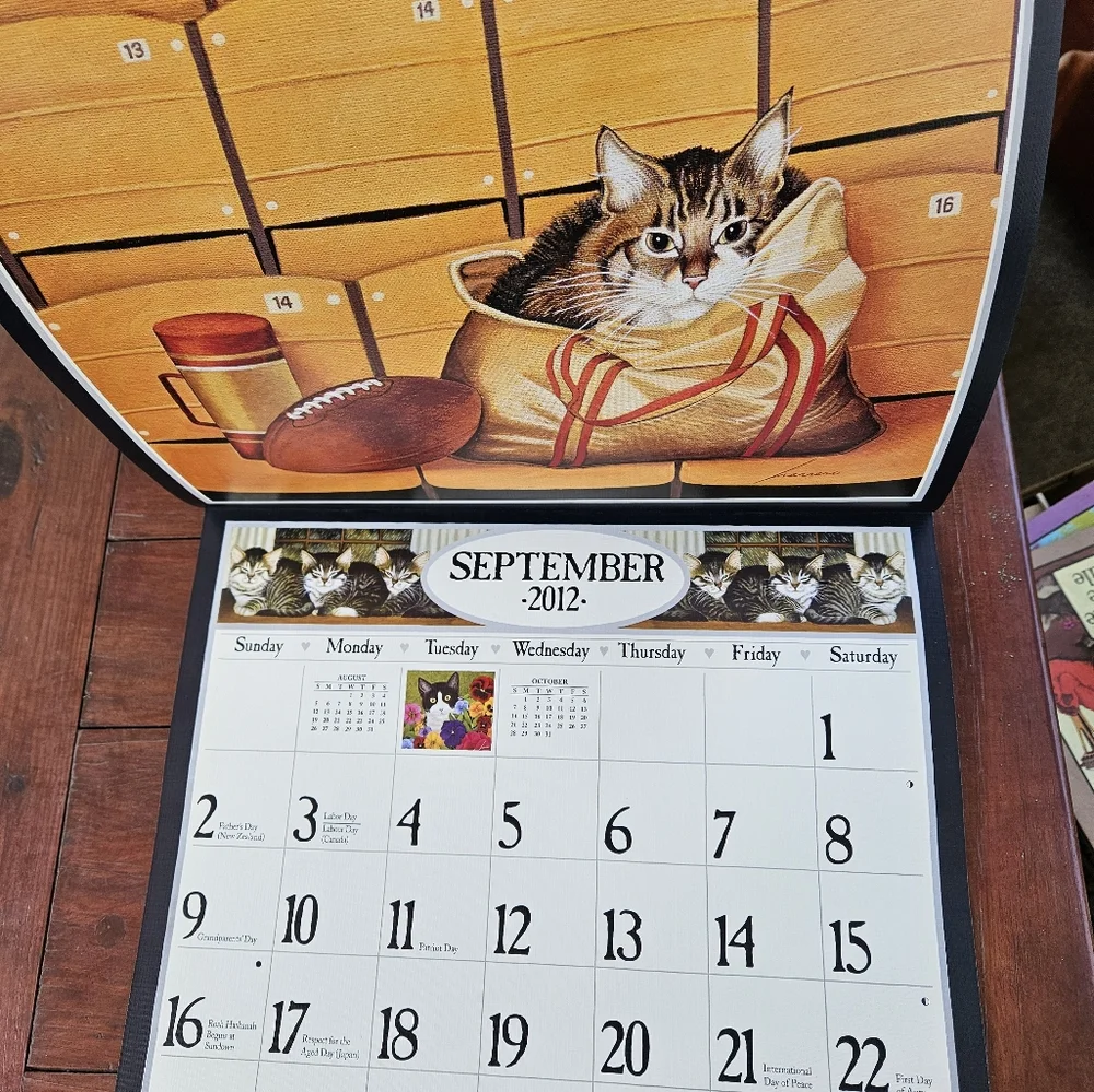 2012 American Cat Calendar Twenty Fifth Edition Lowell Herrero